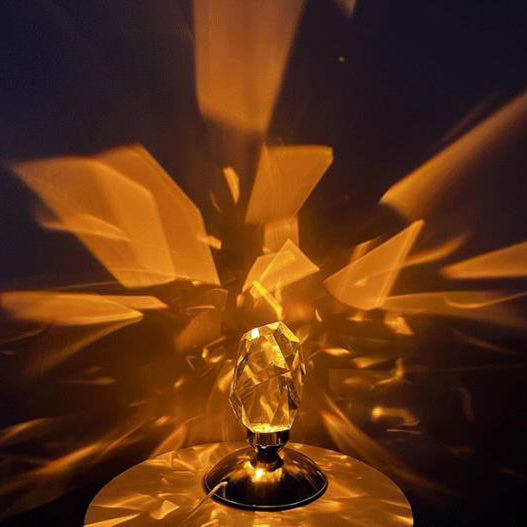 Diamond Crystal Luxury LED Night Light Table Lamp - Ambient Home Decor