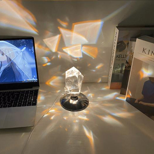 Diamond Crystal Luxury LED Night Light Table Lamp - Ambient Home Decor