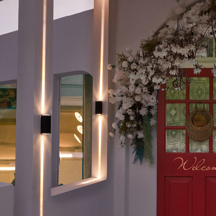 Modern Waterproof LED Wall Sconce - Minimalist Outdoor Beam Spotlight