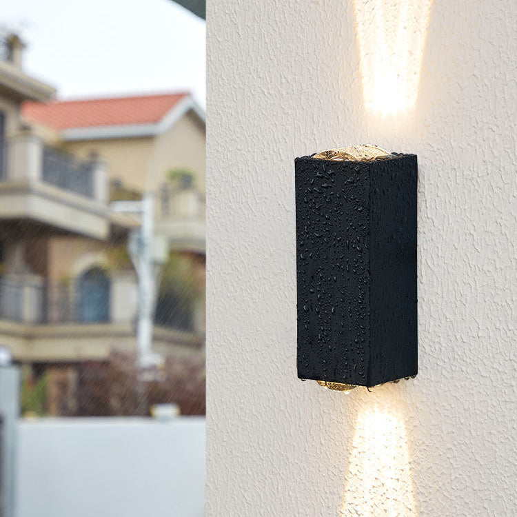 Modern Waterproof LED Wall Sconce - Minimalist Outdoor Beam Spotlight