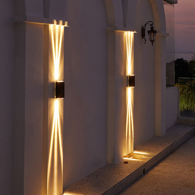 Modern Waterproof LED Wall Sconce - Minimalist Outdoor Beam Spotlight