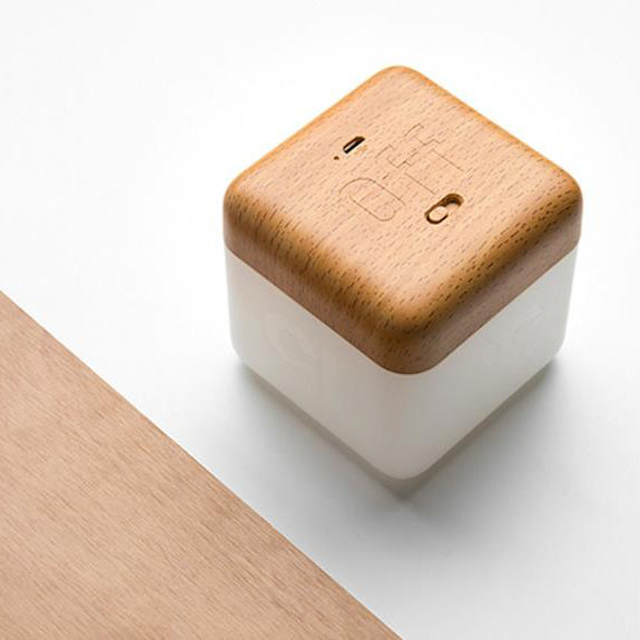 Modern Magic Cube Turn Timer LED Night Light - USB Rechargeable Table Lamp, Adjustable Brightness, Creative Desk Decor, Ideal Gift, Sleep Aid