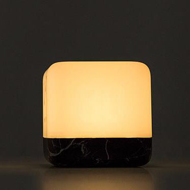 Modern Magic Cube Turn Timer LED Night Light - USB Rechargeable Table Lamp, Adjustable Brightness, Creative Desk Decor, Ideal Gift, Sleep Aid