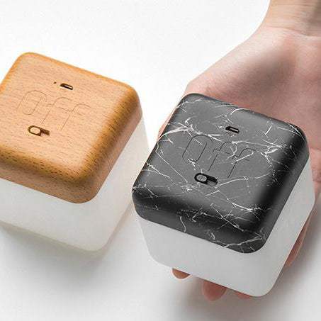 Modern Magic Cube Turn Timer LED Night Light - USB Rechargeable Table Lamp, Adjustable Brightness, Creative Desk Decor, Ideal Gift, Sleep Aid