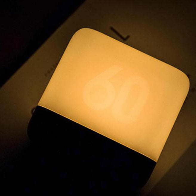 Modern Magic Cube Turn Timer LED Night Light - USB Rechargeable Table Lamp, Adjustable Brightness, Creative Desk Decor, Ideal Gift, Sleep Aid