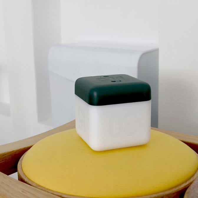 Modern Magic Cube Turn Timer LED Night Light - USB Rechargeable Table Lamp, Adjustable Brightness, Creative Desk Decor, Ideal Gift, Sleep Aid