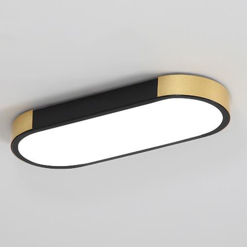 Modern Minimalist Rectangular LED Flush Mount Ceiling Light