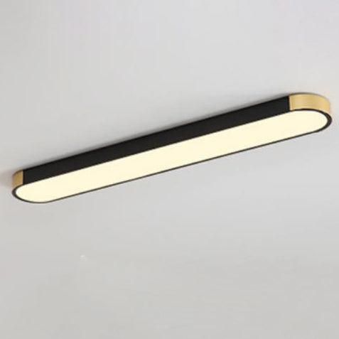 Modern Minimalist Rectangular LED Flush Mount Ceiling Light