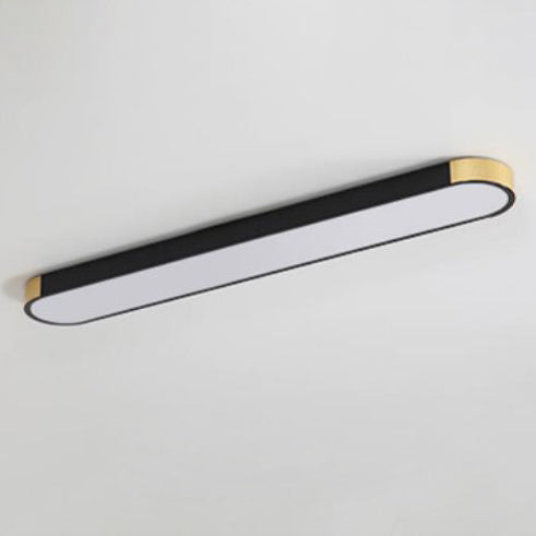 Modern Minimalist Rectangular LED Flush Mount Ceiling Light