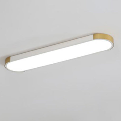 Modern Minimalist Rectangular LED Flush Mount Ceiling Light - Sleek Design, Energy Efficient, Home Decor Lighting
