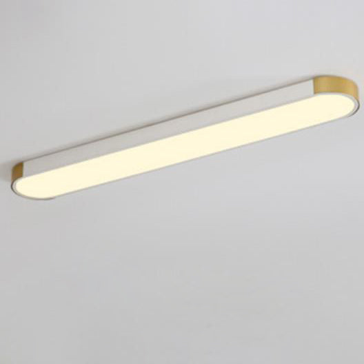 Modern Minimalist Rectangular LED Flush Mount Ceiling Light