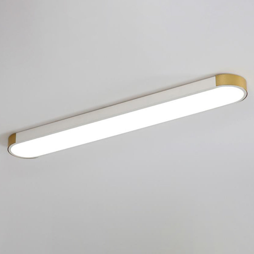 Modern Minimalist Rectangular LED Flush Mount Ceiling Light