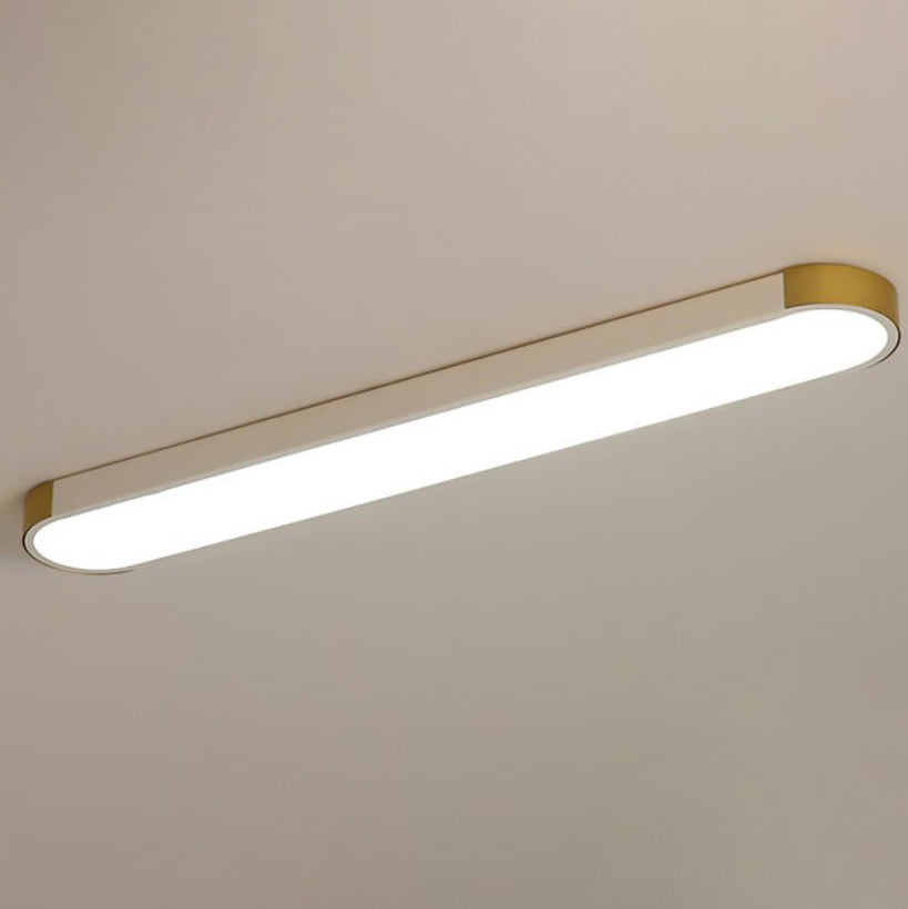 Modern Minimalist Rectangular LED Flush Mount Ceiling Light