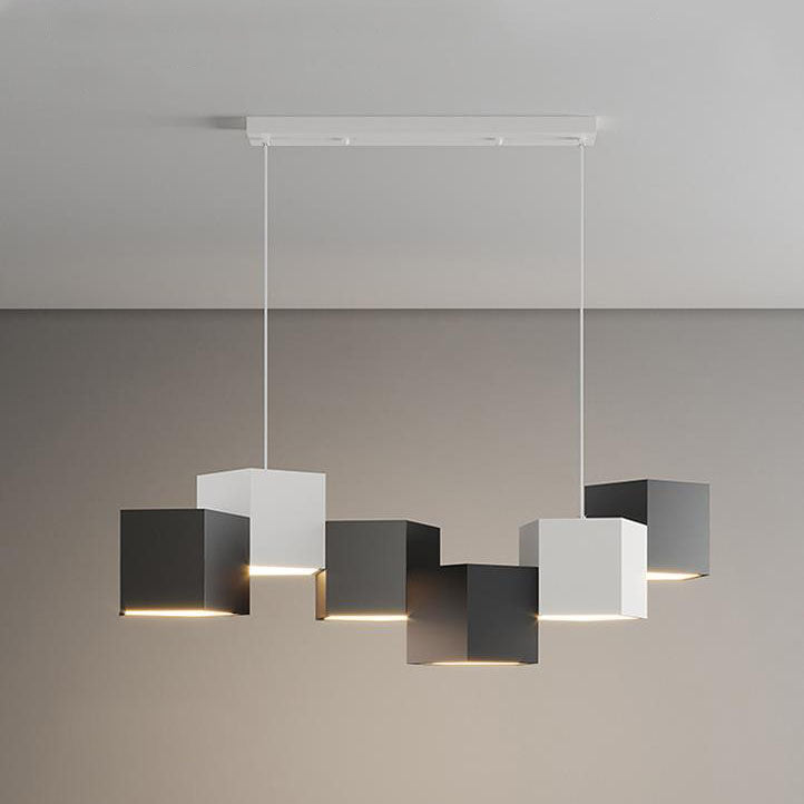 Modern Square Geometric Iron LED Macaron Chandelier  

Illuminate your space with this striking modern chandelier featuring a unique square geometric design. Crafted from durable iron with vibrant macaron-colored LED lights, it offers a perfect blend of f