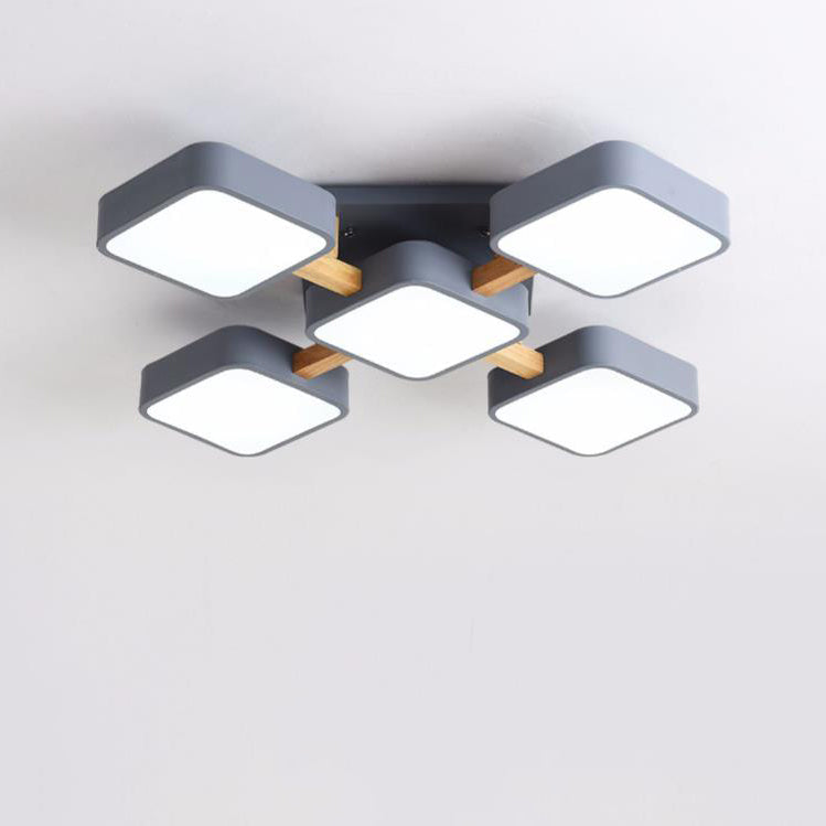 Modern Acrylic Cube LED Flush Mount Light - Stylish and Energy-Efficient Lighting Fixture for Home Décor