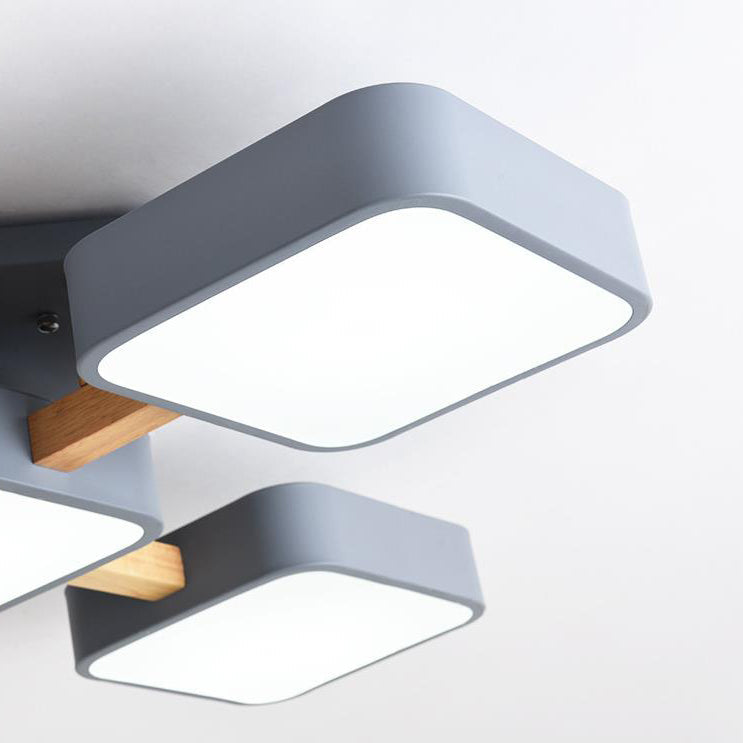Modern Acrylic Cube LED Flush Mount Light - Stylish and Energy-Efficient Lighting Fixture for Home Décor