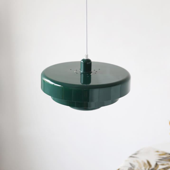 Nordic Vintage Multi-Layer Round Metal Pendant Light 1-Light Fixture