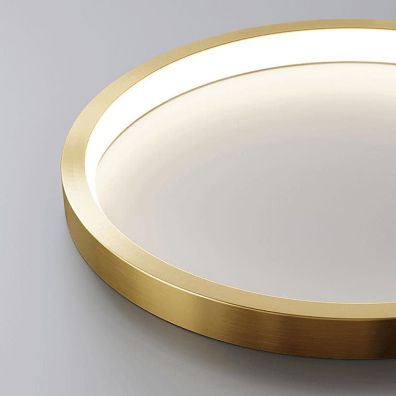 European Minimalist Circular Acrylic LED Chandelier - Light Luxury Design