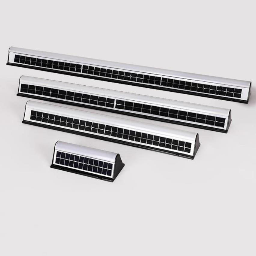 Modern Acrylic Solar LED Garden Wall Light - Waterproof Outdoor Lighting