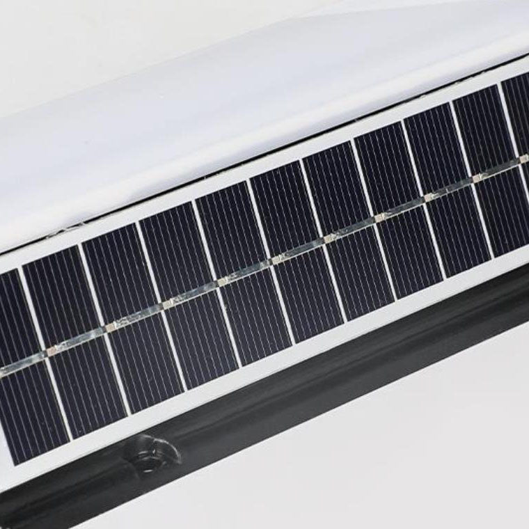 Modern Acrylic Solar LED Garden Wall Light - Waterproof Outdoor Lighting