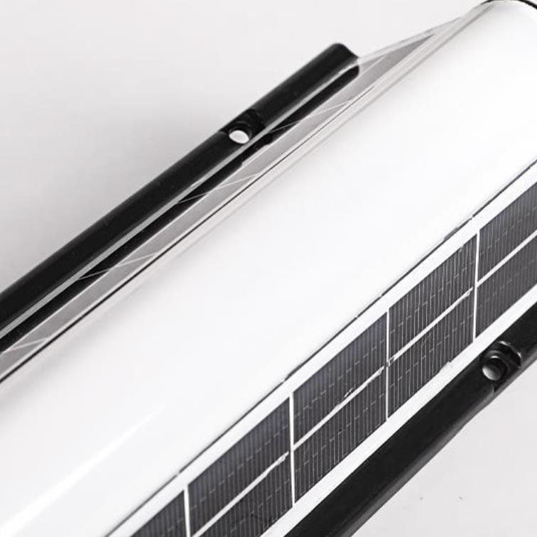 Modern Acrylic Solar LED Garden Wall Light - Waterproof Outdoor Lighting