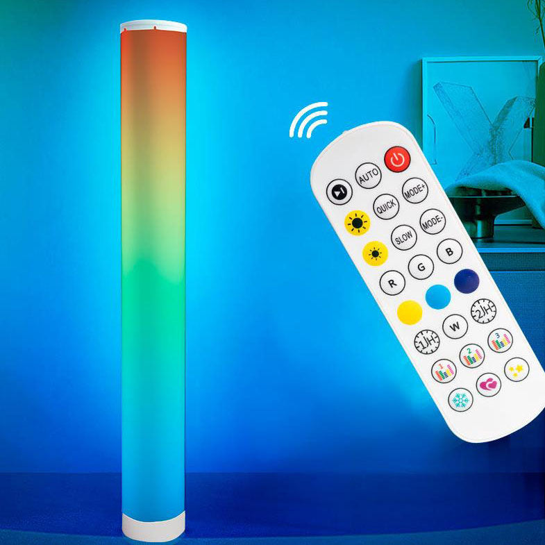 Modern Minimalist RGB Illusion LED Floor Lamp with APP Remote Control for Living Room