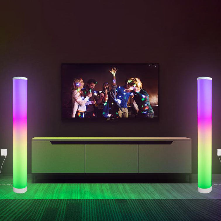 Modern Minimalist RGB Illusion LED Floor Lamp with APP Remote Control for Living Room