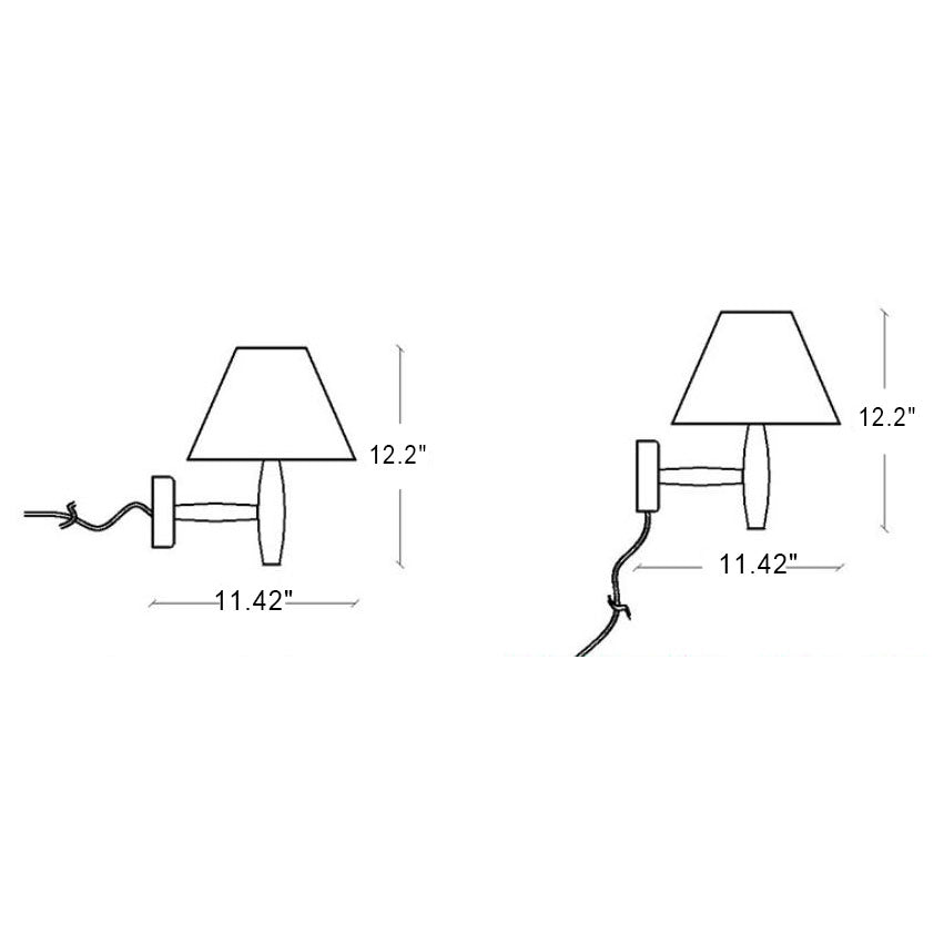 European Minimal Glass Solid Wood Wall Sconce Lamp - Modern Lighting Fixture for Home Décor