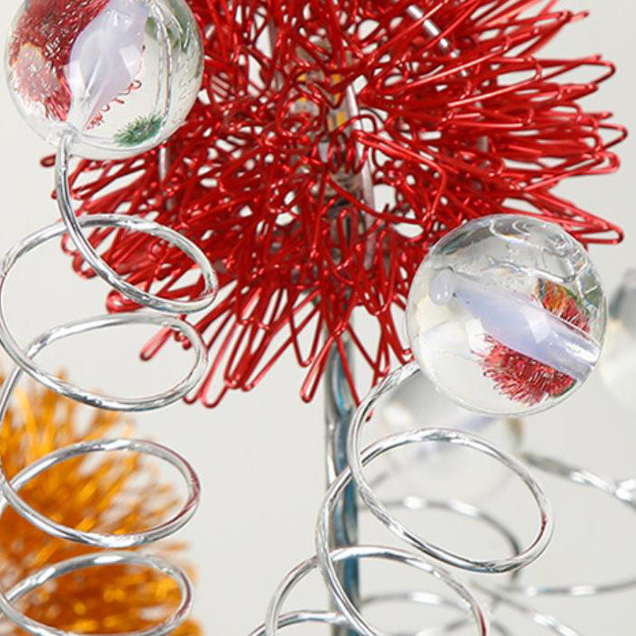Creative Aluminum Weaving Balls Floor Lamp - Rustic 6-Light Tree Branch Design Decor