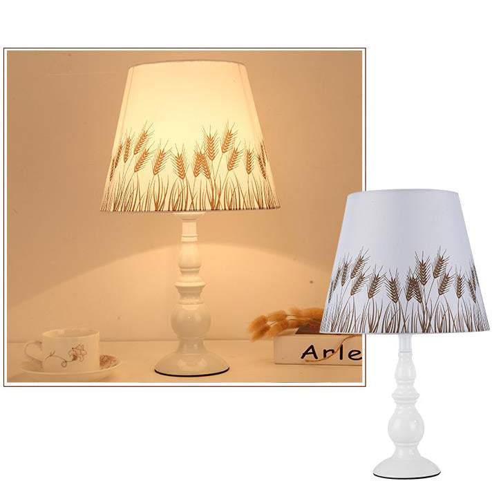 Modern Floral Iron Vase Base Table Lamp - 1-Light Design, Stylish Home Decor, Elegant Lighting, Contemporary Floral Accent, Adjustable Brightness Option