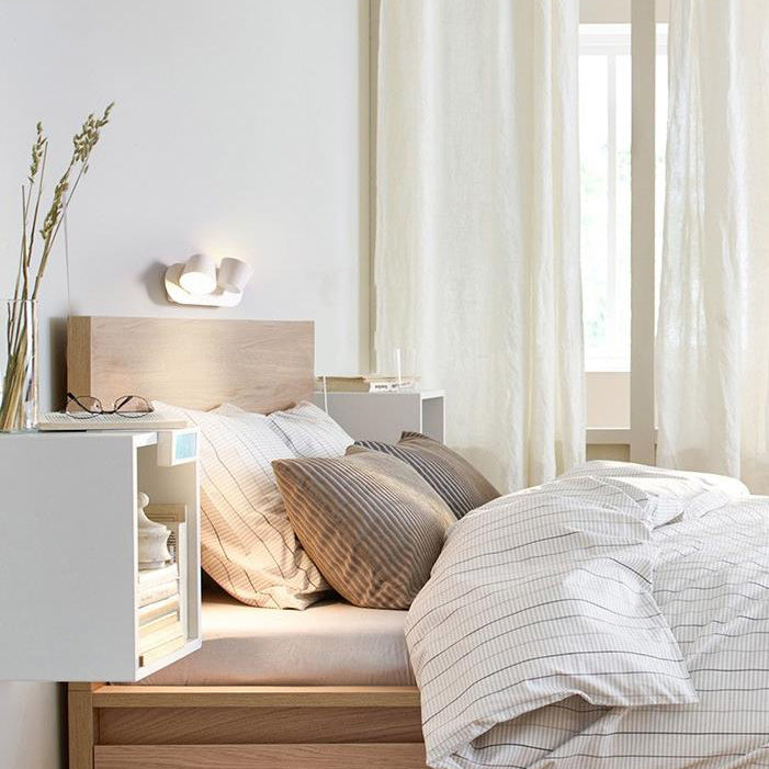 Modern Minimalist Dome LED Wall Sconce - Frosted Rotatable Aluminum Lamp for Bedroom Reading