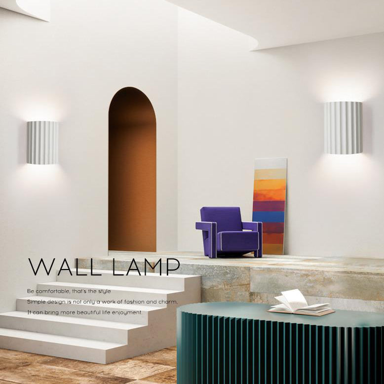 Contemporary Scandinavian Resin Half Column 2-Light Wall Sconce for Hallway

Enhance your hallway with this stylish contemporary wall sconce. Featuring a unique half column design, this 2-light fixture combines Scandinavian aesthetics with a modern resin
