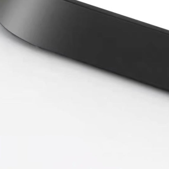 Modern Minimalist LED Flush Mount Ceiling Light - Elliptical Strip Iron Acrylic for Hallway