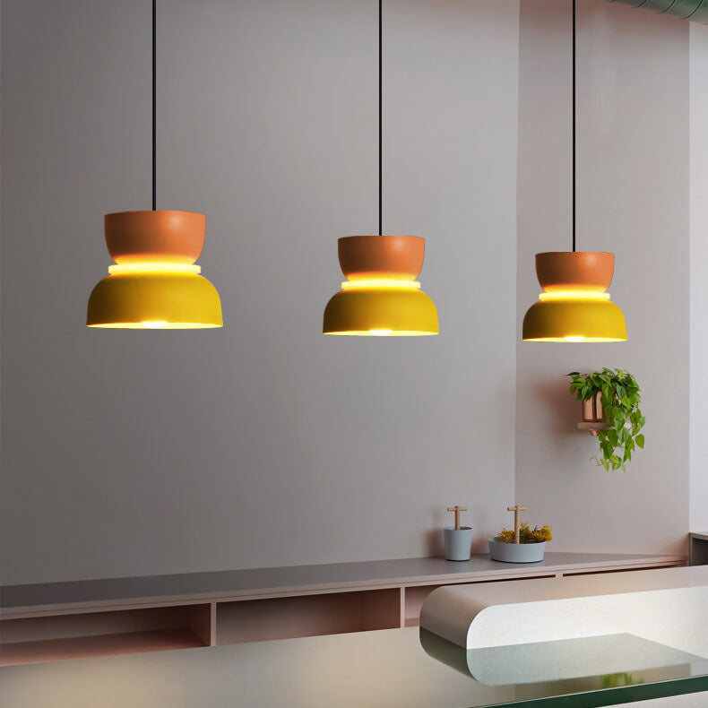 Nordic Colorful Macaron LED Pendant Light - Modern Hanging Lamp for Home Decor