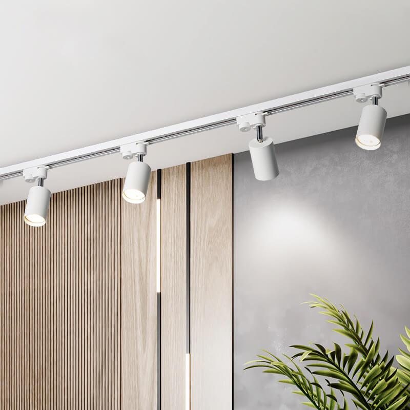 Modern Tubular Track LED Flush Mount Lighting - 3/4/5 Light Fixtures