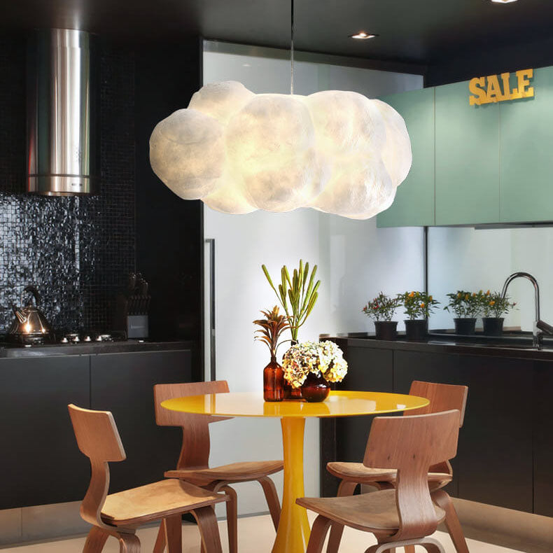 Floating Cloud 1-Light LED Pendant Light – Modern Indoor Lighting Fixture for Home, Kitchen, and Dining Room