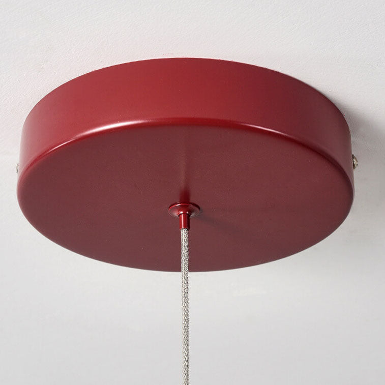 Modern Mid-Century LED Geometric Iron Chandelier for Living Room