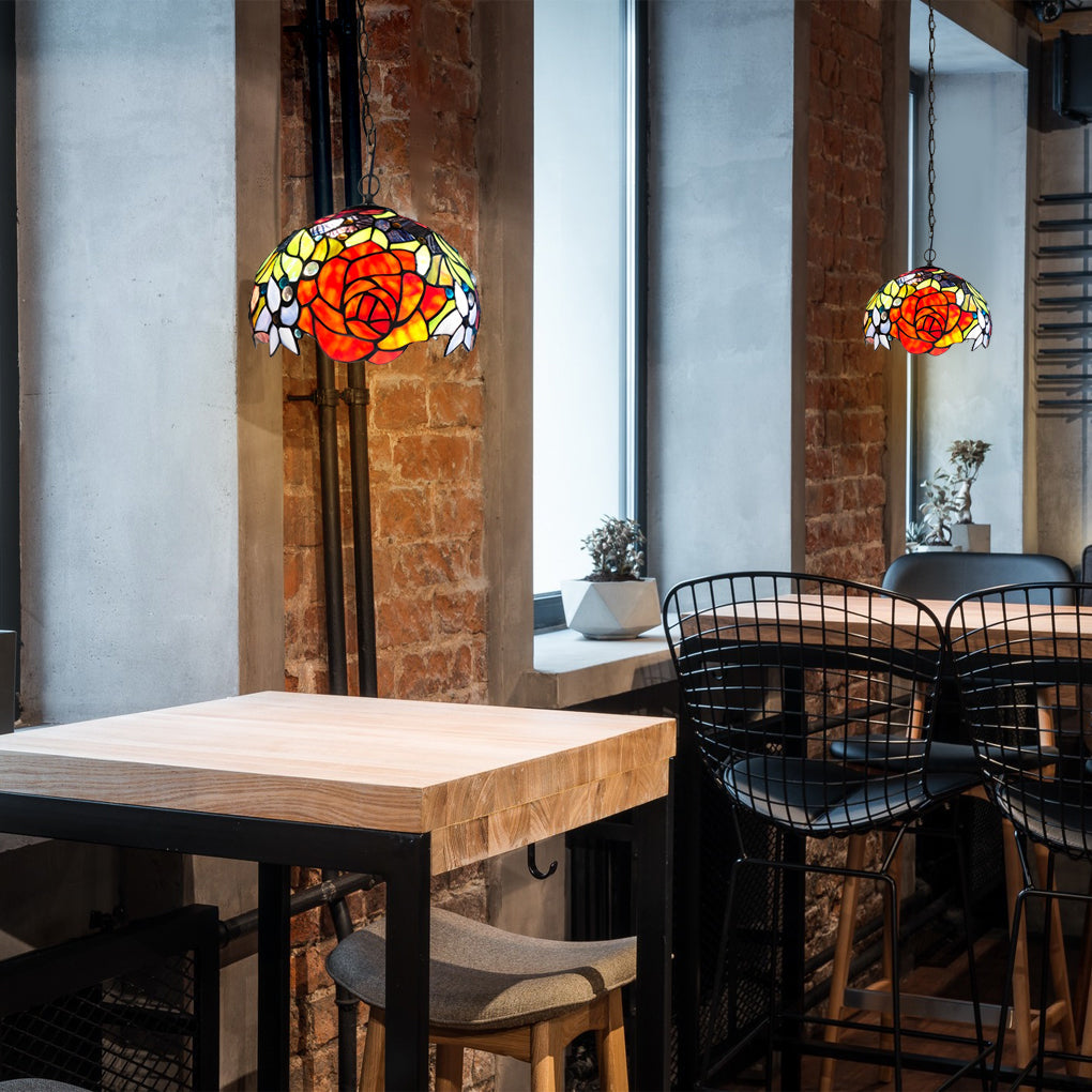 Handmade Baroque Colorful Glass Chandelier Lamp – European Style Lighting Fixture