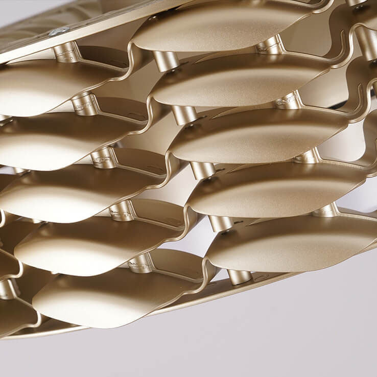 Modern Minimalist Cylinder LED Downrod Ceiling Fan Light