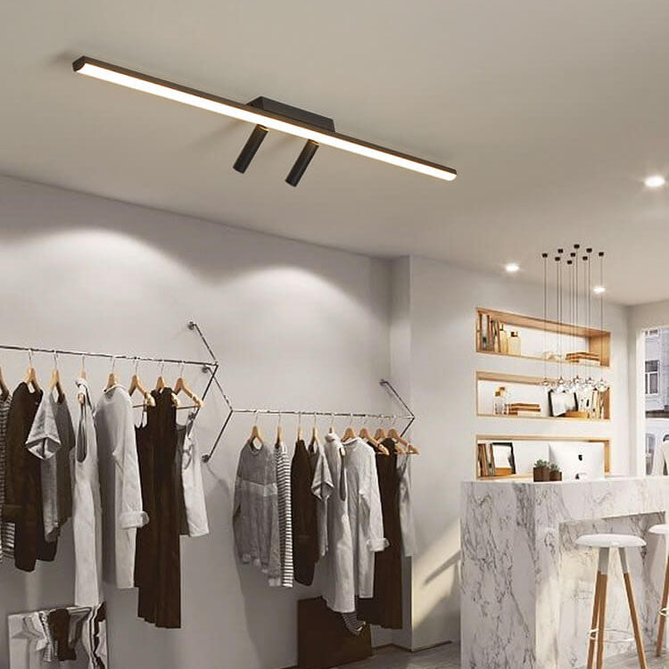 Nordic Minimalist Acrylic LED Track Spotlight Flush Mount Ceiling Light