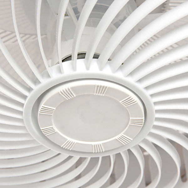 Modern Minimalist Copper LED Flush Mount Ceiling Fan Light