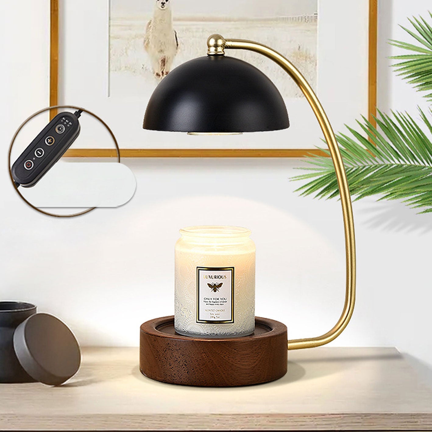 Japanese Creative Timing Dimming Melting Wax Table Lamp