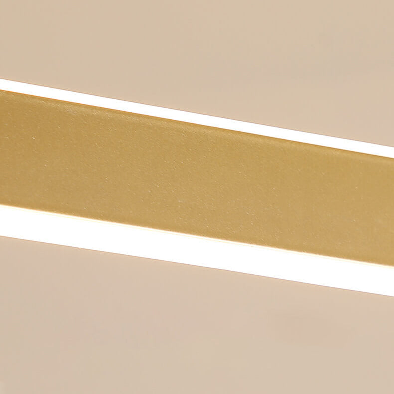 Modern Minimalist Oval Aluminum LED Chandelier - Light Luxury Lighting Fixture