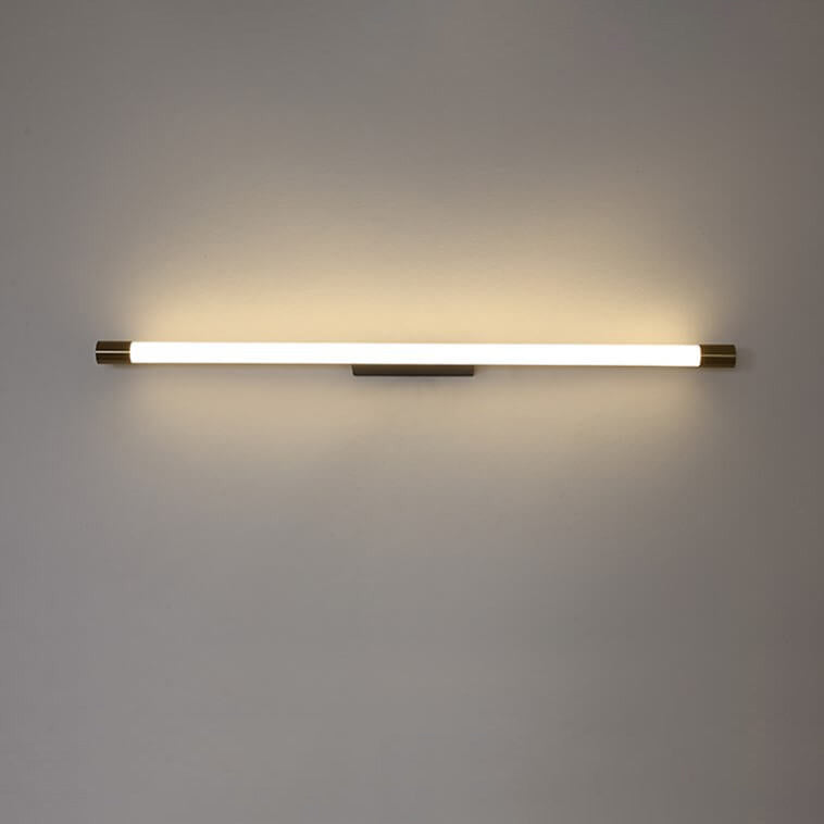 Modern Minimalist LED Wall Sconce - Thin Tube Aluminum Lamp for Living Room