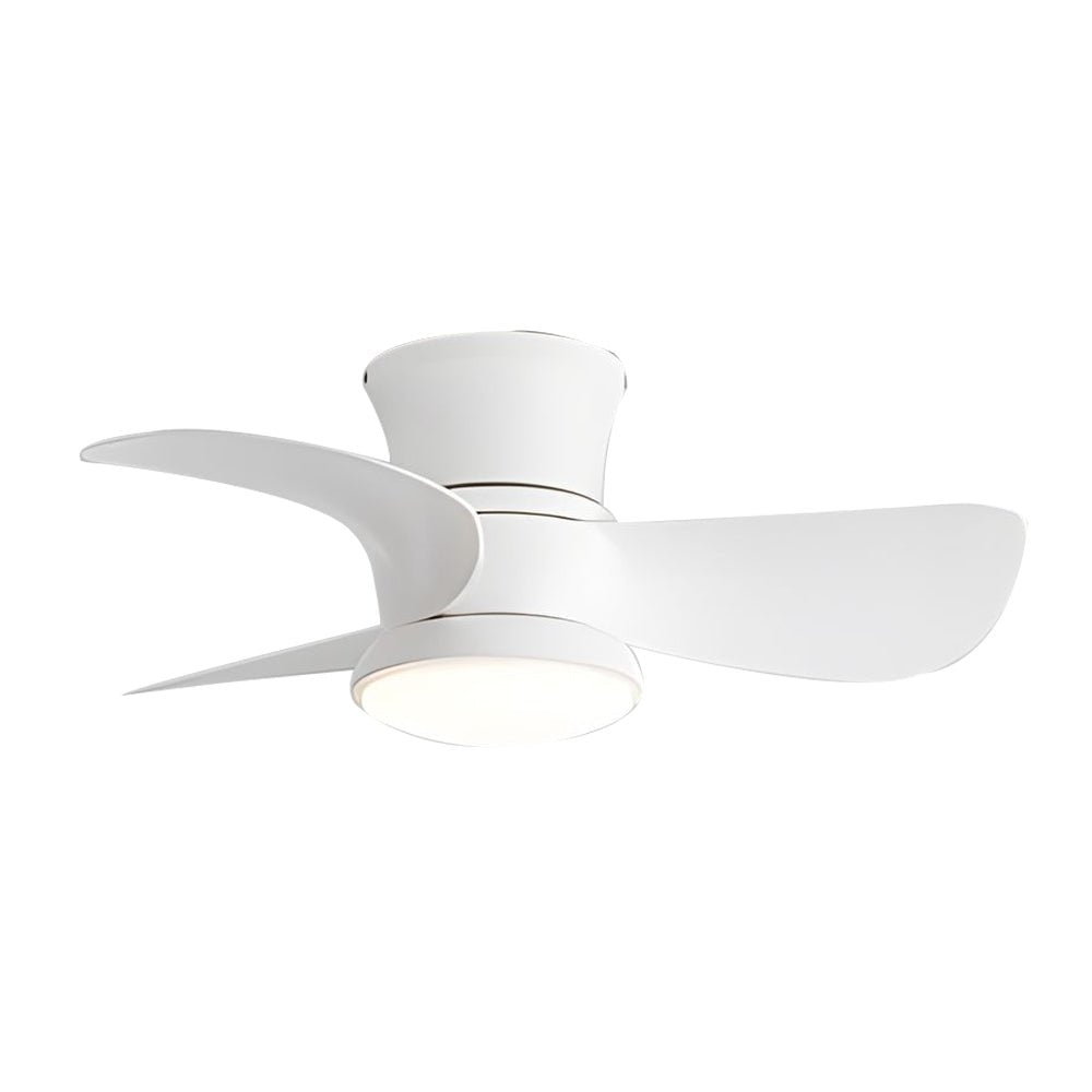 Cute Space-Saving Ceiling Fan Light 22"/31" with 6-Speed Remote Control
