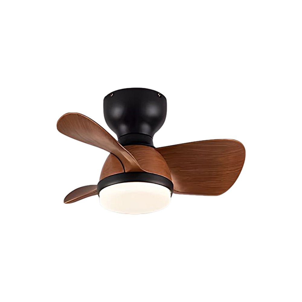 Cute Space-Saving Ceiling Fan Light 22"/31" with 6-Speed Remote Control