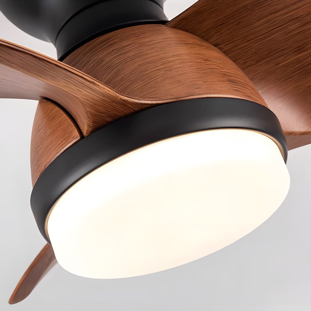Cute Space-Saving Ceiling Fan Light 22"/31" with 6-Speed Remote Control