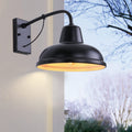 Industrial Gooseneck Outdoor Wall Light - Vintage Style Exterior Lighting