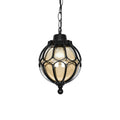 European Retro Spherical Outdoor Waterproof Pendant Light