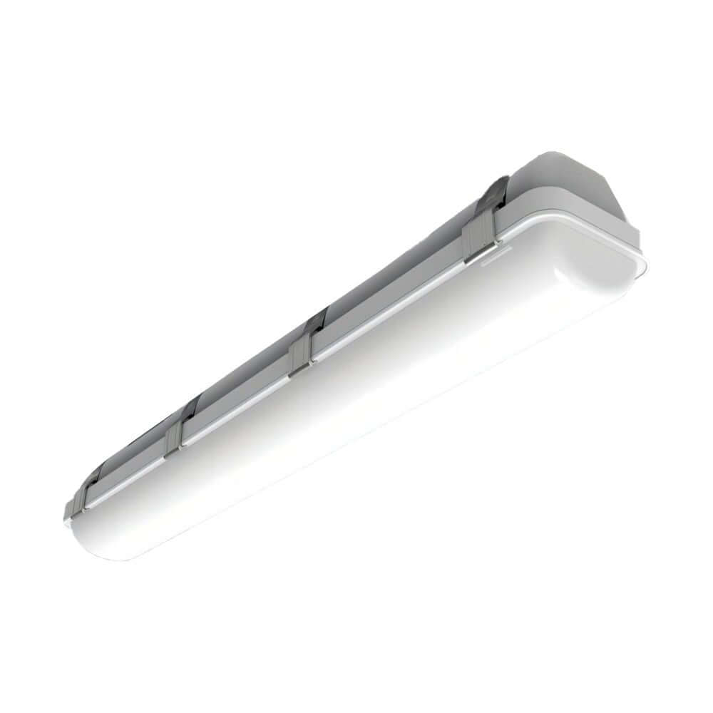 23-Inch White Linear Vapor Tight LED Ceiling Light Fixture